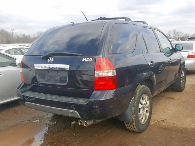 2HNYD18643H516328 - 2003 ACURA MDX TOURIN BLACK photo 4