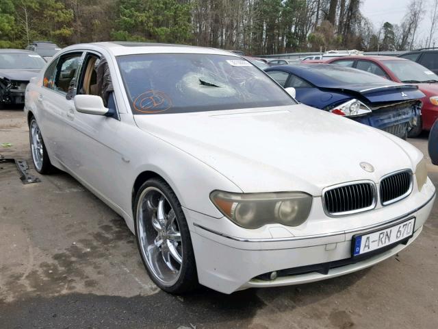 WBAGN63424DS46299 - 2004 BMW 745 LI WHITE photo 1