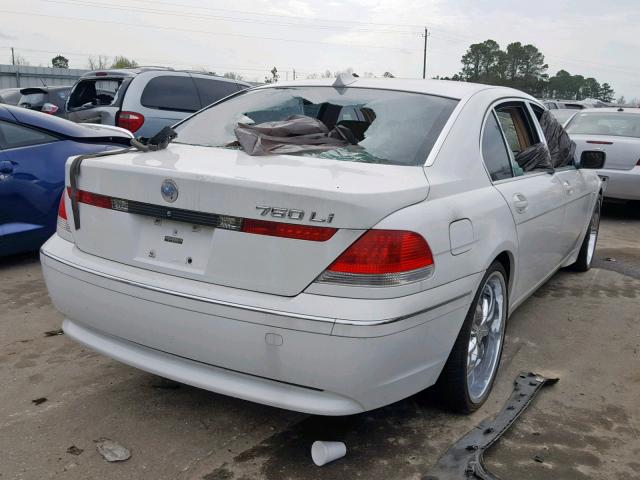 WBAGN63424DS46299 - 2004 BMW 745 LI WHITE photo 4