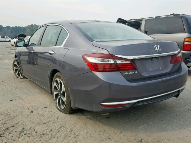 1HGCR2F8XHA032134 - 2017 HONDA ACCORD EXL GRAY photo 3