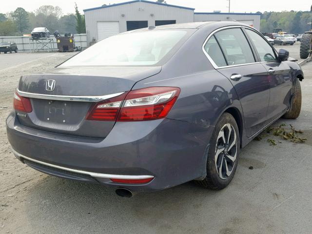 1HGCR2F8XHA032134 - 2017 HONDA ACCORD EXL GRAY photo 4