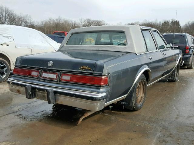 1C3BF66P5EX546116 - 1984 CHRYSLER FIFTH AVEN GRAY photo 4