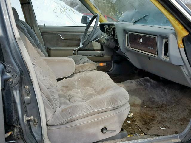 1C3BF66P5EX546116 - 1984 CHRYSLER FIFTH AVEN GRAY photo 5