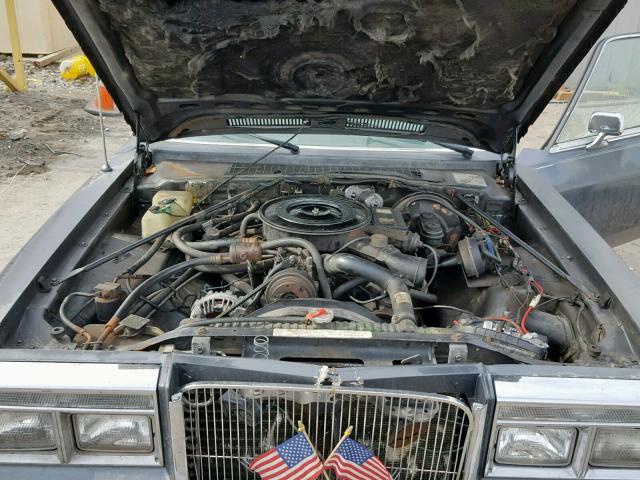 1C3BF66P5EX546116 - 1984 CHRYSLER FIFTH AVEN GRAY photo 7