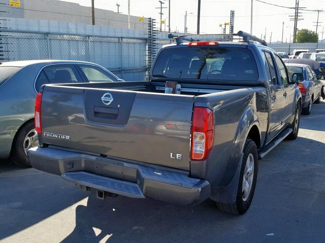 1N6AD09U68C428483 - 2008 NISSAN FRONTIER C GRAY photo 4