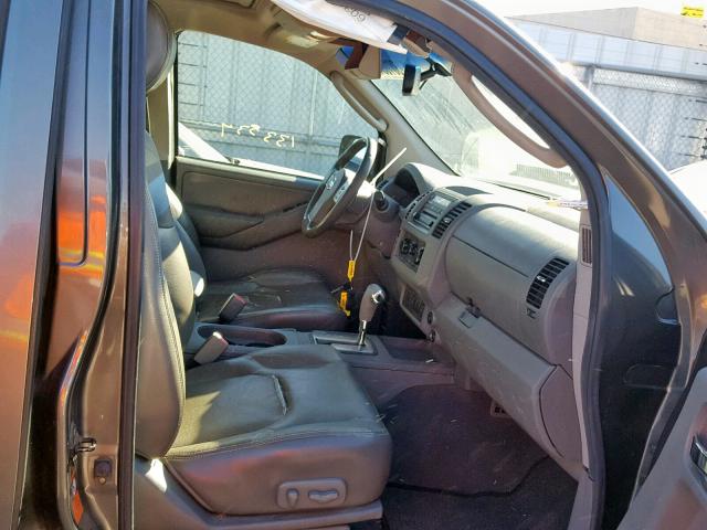 1N6AD09U68C428483 - 2008 NISSAN FRONTIER C GRAY photo 5