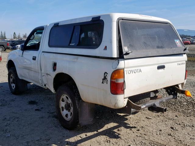 4TAPM62N4VZ317891 - 1997 TOYOTA TACOMA WHITE photo 3