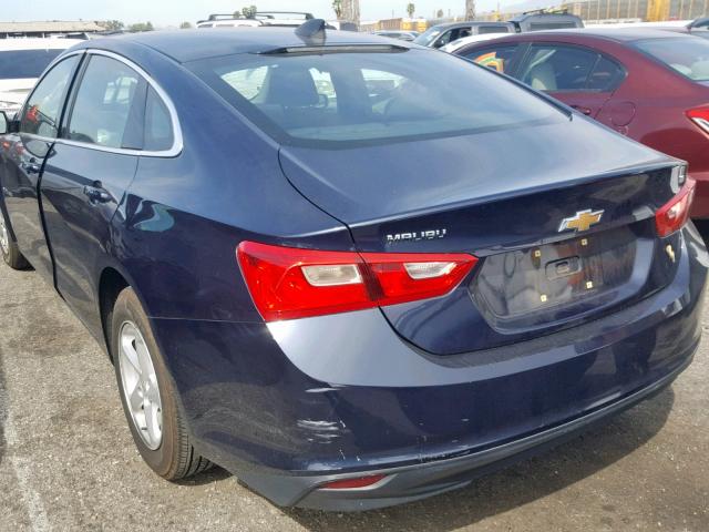 1G1ZB5STXGF228299 - 2016 CHEVROLET MALIBU LS BLUE photo 3