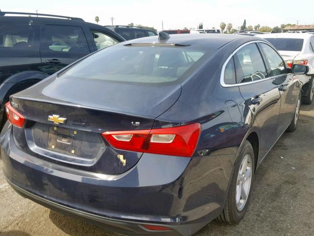 1G1ZB5STXGF228299 - 2016 CHEVROLET MALIBU LS BLUE photo 4