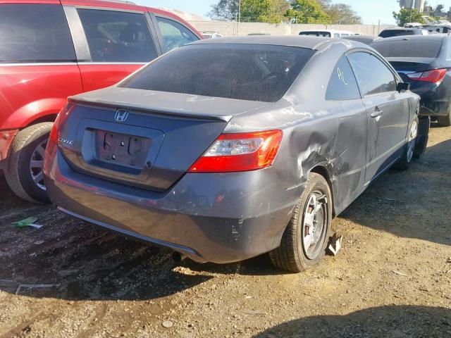 2HGFG1B64AH517345 - 2010 HONDA CIVIC LX GRAY photo 4