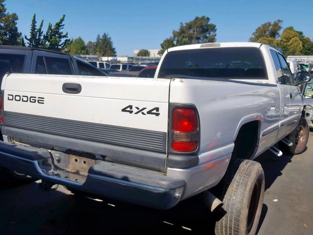 1B7KF2366XJ519657 - 1999 DODGE RAM 2500 WHITE photo 4