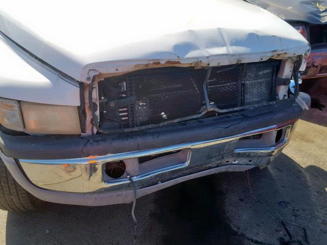 1B7KF2366XJ519657 - 1999 DODGE RAM 2500 WHITE photo 9