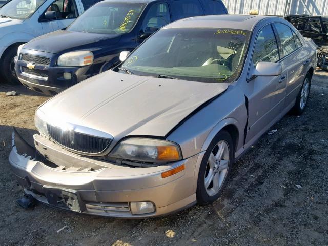 1LNHM87A2YY875514 - 2000 LINCOLN LS TAN photo 2
