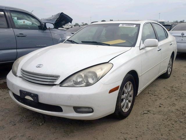 JTHBF30G420071483 - 2002 LEXUS ES WHITE photo 2