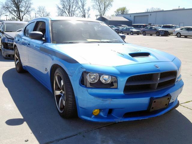 2B3KA73W98H160109 - 2008 DODGE CHARGER SR BLUE photo 1