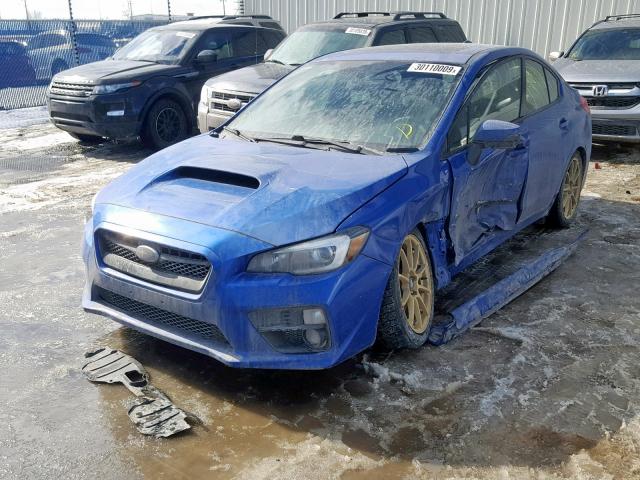 JF1VA1L62G9821735 - 2016 SUBARU WRX LIMITE BLUE photo 2