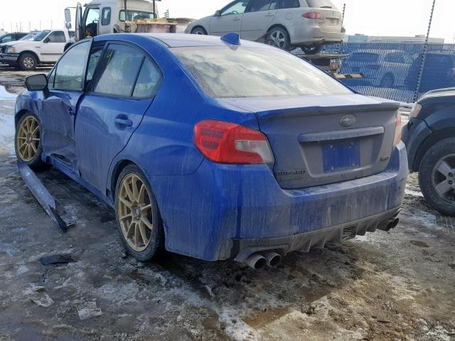 JF1VA1L62G9821735 - 2016 SUBARU WRX LIMITE BLUE photo 3