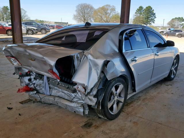 1G1ZC5EUXCF152725 - 2012 CHEVROLET MALIBU 1LT 银色 照片 4