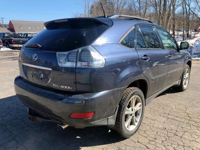 JTJHW31U760031899 - 2006 LEXUS RX 400 BLUE photo 3