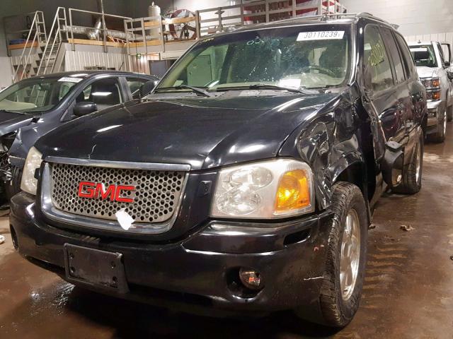 1GKDT13S542173300 - 2004 GMC ENVOY BLACK photo 2