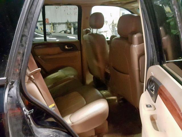 1GKDT13S542173300 - 2004 GMC ENVOY BLACK photo 6