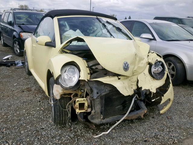 3VWSF31Y86M322188 - 2006 VOLKSWAGEN NEW BEETLE ყვითელი ფოტო 1