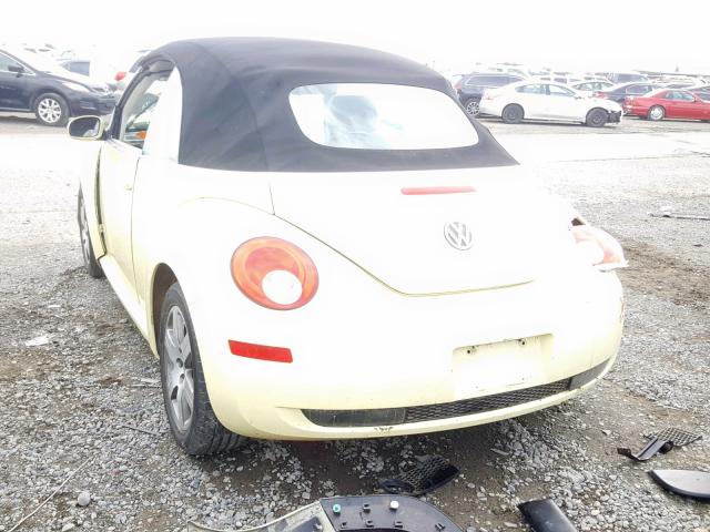 3VWSF31Y86M322188 - 2006 VOLKSWAGEN NEW BEETLE ყვითელი ფოტო 3