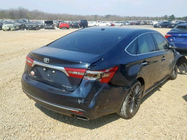 4T1BK1EBXGU220411 - 2016 TOYOTA AVALON XLE BLACK photo 4