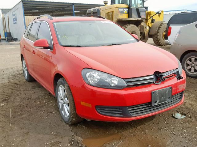 3VWPL7AJ2CM688944 - 2012 VOLKSWAGEN JETTA TDI RED photo 1