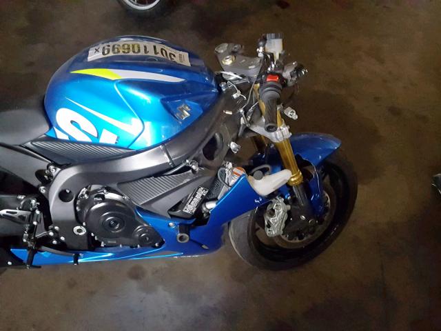 JS1GR7MA0F2101238 - 2015 SUZUKI GSX-R750 BLUE photo 5