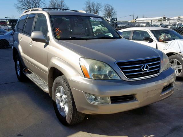 JTJBT20X150093513 - 2005 LEXUS GX 470 GOLD photo 1