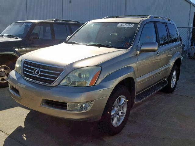 JTJBT20X150093513 - 2005 LEXUS GX 470 GOLD photo 2