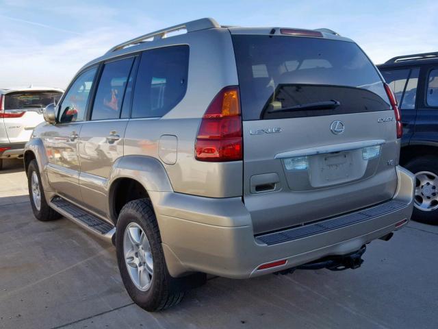 JTJBT20X150093513 - 2005 LEXUS GX 470 GOLD photo 3