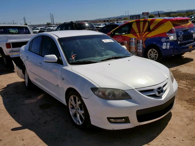 JM1BK323X81185434 - 2008 MAZDA 3 S WHITE photo 1