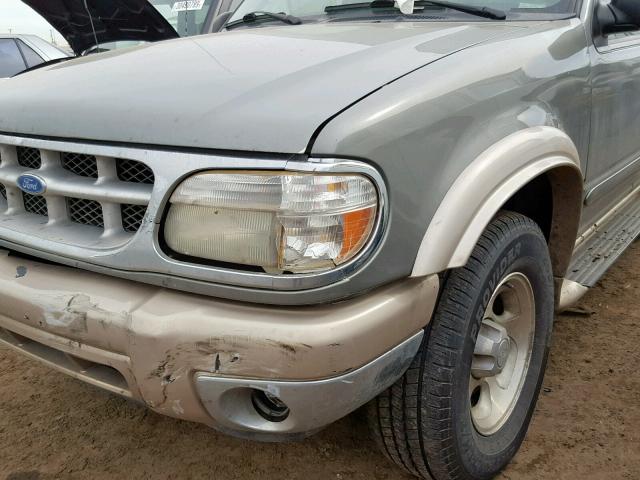 1FMZU74E31ZA63385 - 2001 FORD EXPLORER E SILVER photo 9