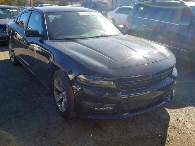 2C3CDXHG1JH162880 - 2018 DODGE CHARGER SX BLACK photo 1