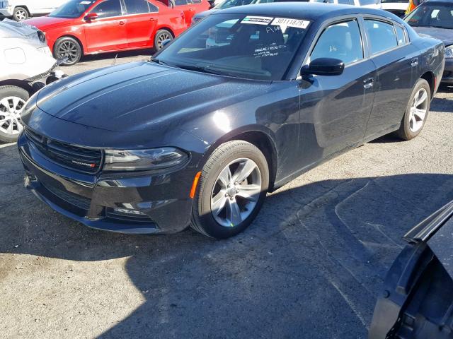 2C3CDXHG1JH162880 - 2018 DODGE CHARGER SX BLACK photo 2