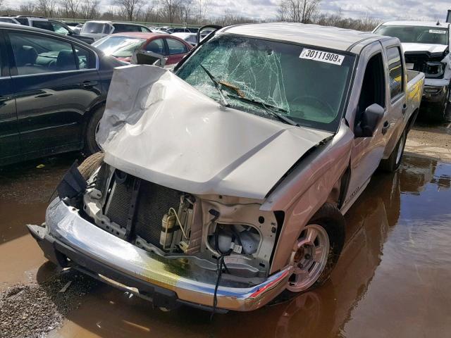 1GTCS136158112084 - 2005 GMC CANYON SILVER photo 2