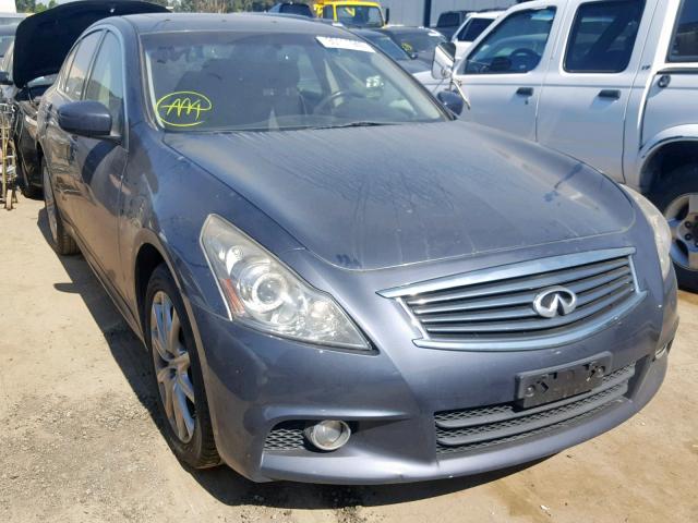 JN1CV6ARXBM401679 - 2011 INFINITI G37 GRAY photo 1