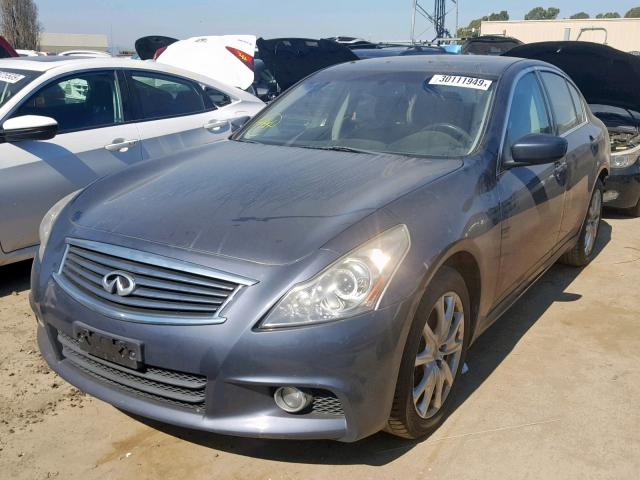 JN1CV6ARXBM401679 - 2011 INFINITI G37 GRAY photo 2