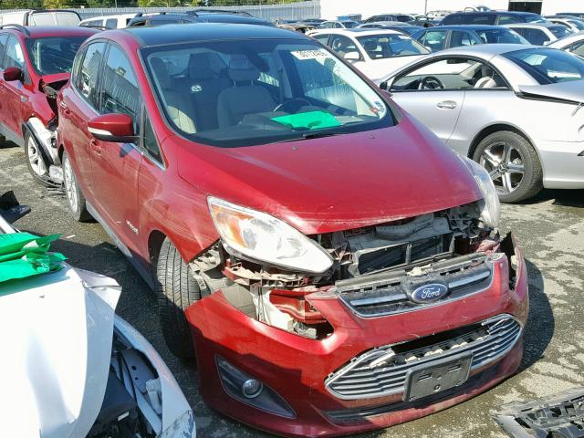 1FADP5BU2DL532905 - 2013 FORD C-MAX SEL RED photo 1