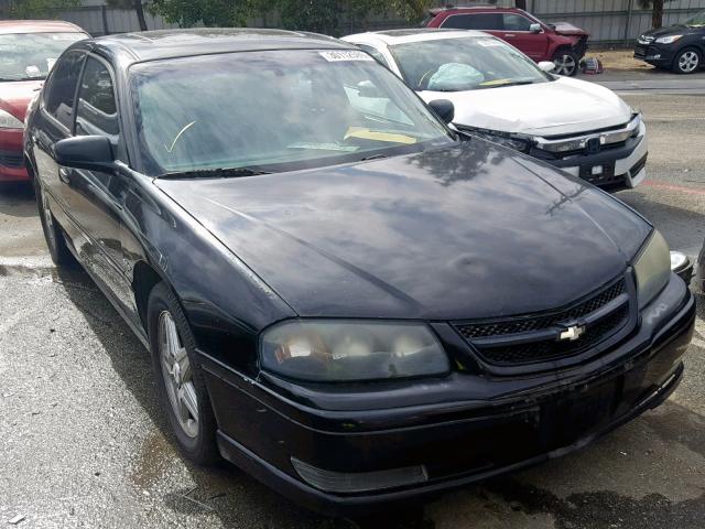 2G1WP551349308157 - 2004 CHEVROLET IMPALA SS BLACK photo 1