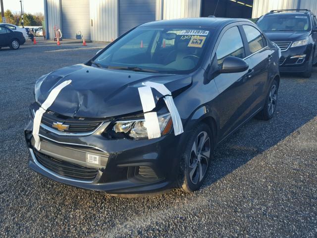 1G1JF5SB5H4120193 - 2017 CHEVROLET SONIC PREM BLACK photo 2