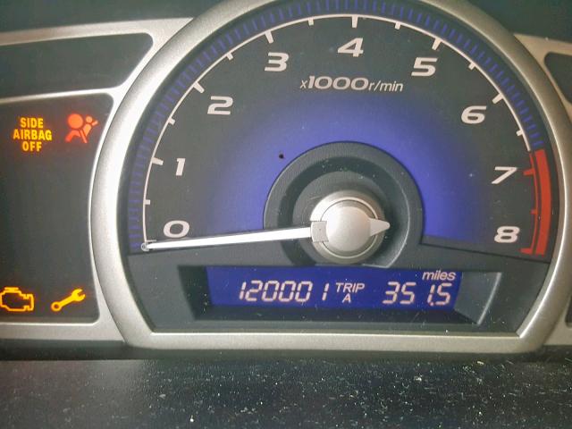 2HGFA1F69AH519359 - 2010 HONDA CIVIC LX-S Boz foto 8