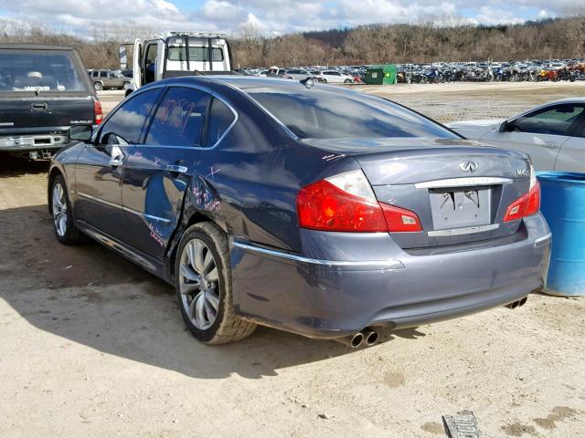 JNKBY01F99M750005 - 2009 INFINITI M45 GRAY photo 3