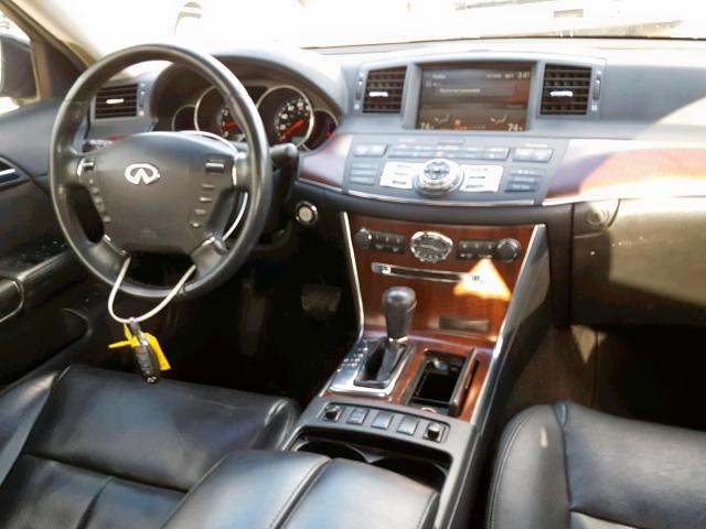 JNKBY01F99M750005 - 2009 INFINITI M45 GRAY photo 9