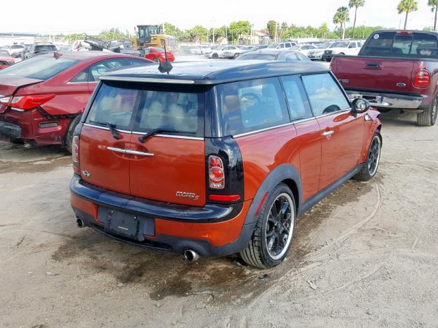 WMWZG3C50CTY38976 - 2012 MINI COOPER S C ORANGE photo 4