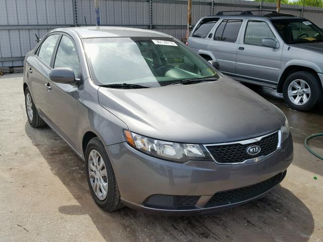 KNAFU4A2XD5729117 - 2013 KIA FORTE EX GRAY photo 1