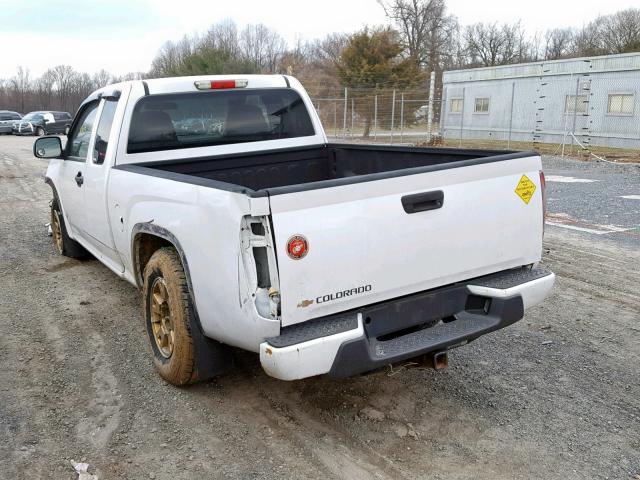 1GCCS198968258369 - 2006 CHEVROLET COLORADO WHITE photo 3