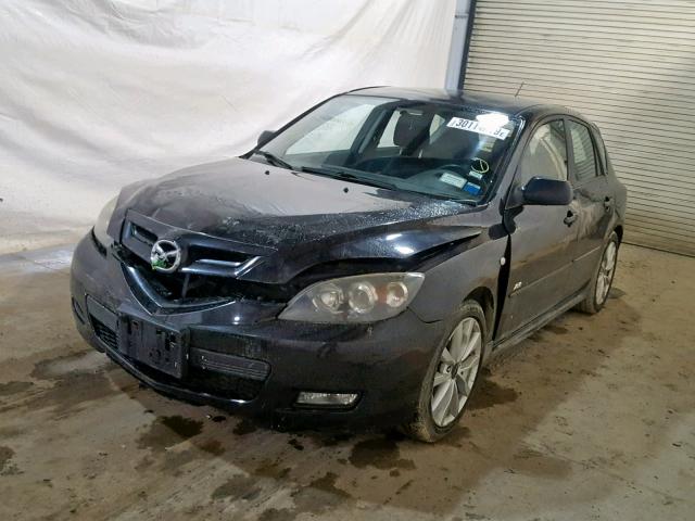 JM1BK343191225429 - 2009 MAZDA 3 S BLACK photo 2